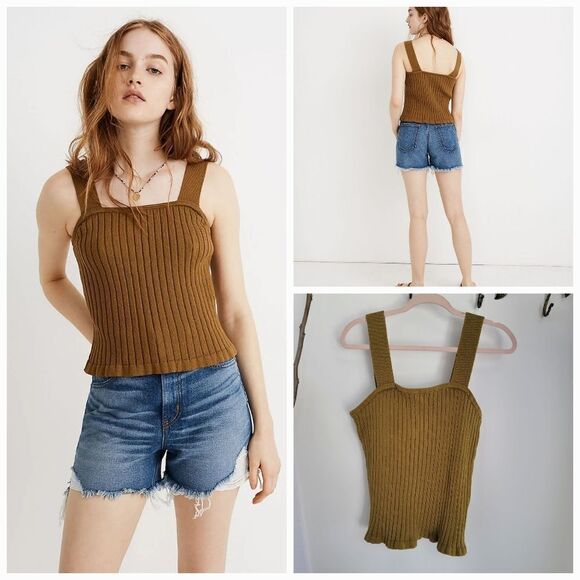 Madewell Tilney ribbed sweater tank - Picture 1 of 11